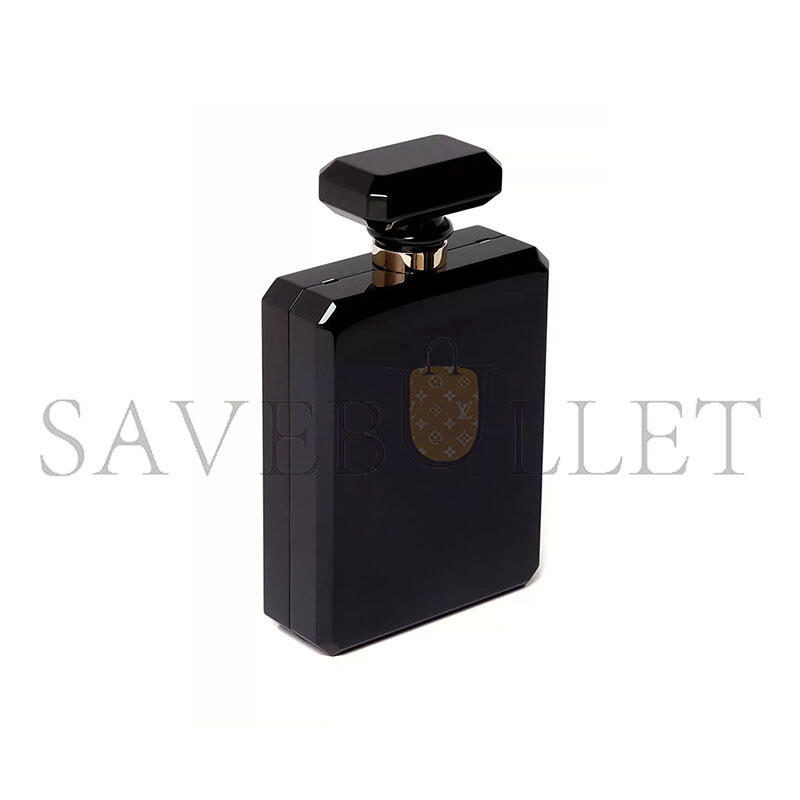 Ch**el master clutch no.5 perfume bag in plexi (20*12*4cm)